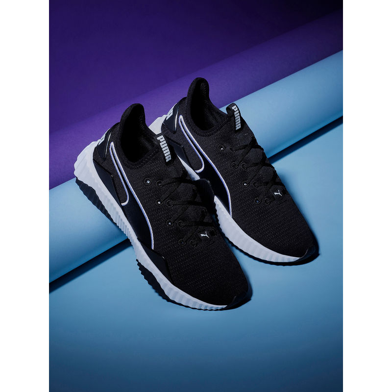 Puma defy trainers black on sale