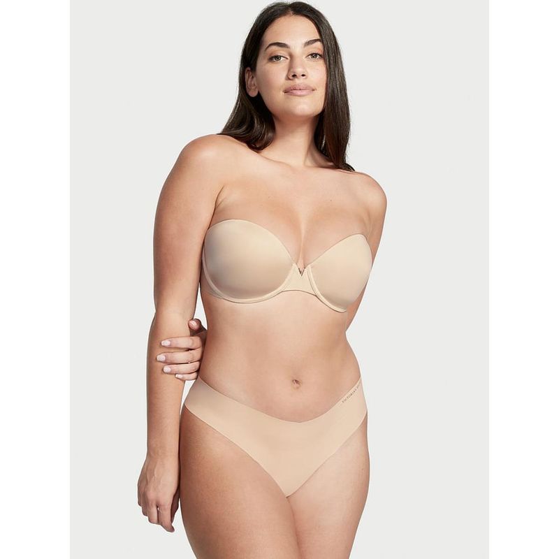 Victoria's Secret Beige Bare Sexy Illusions Lightly-Lined Strapless Bra (32B)