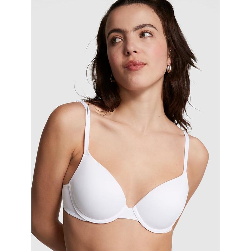 Victoria's Secret Pink Wear Everywhere Push-Up White Bra (36C)
