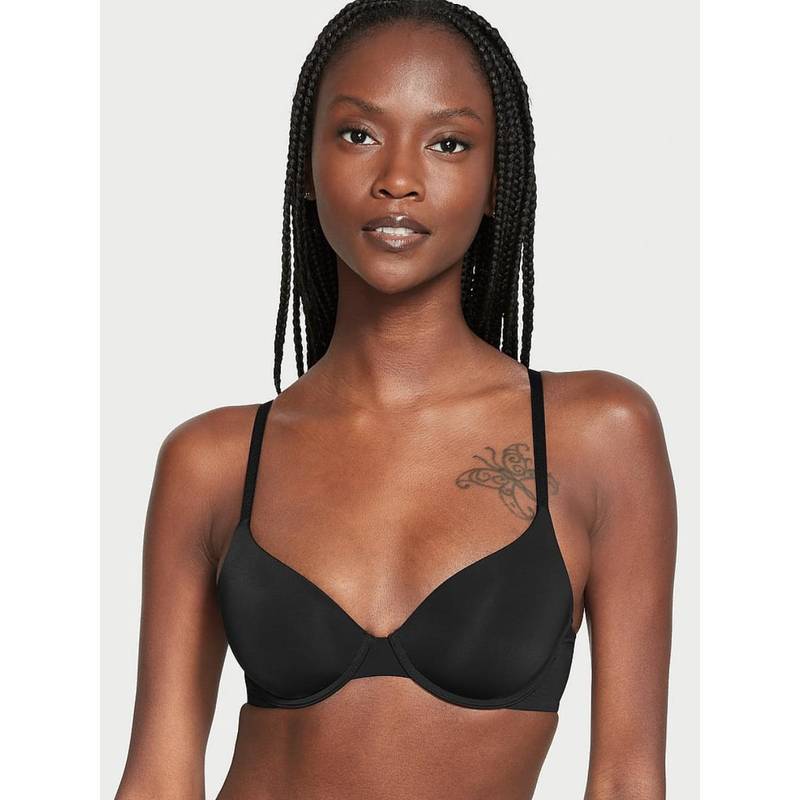 Victoria's Secret The T-Shirt Lightly-Lined Demi Black Bra (34B)