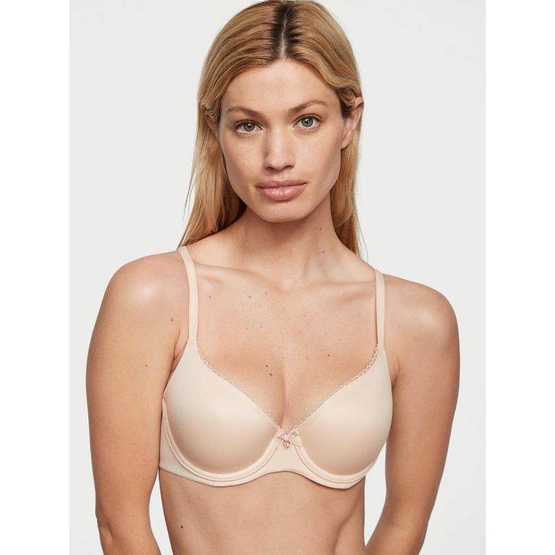 Victoria's Secret Beige Body By Victoria Smooth Lightly Lined Demi Bra (34A)