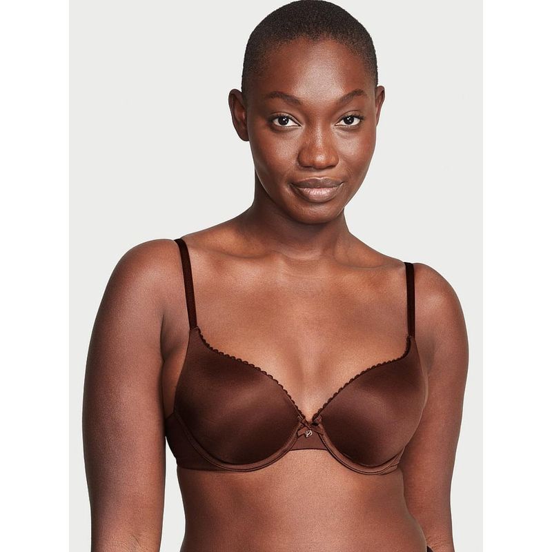 Victoria's Secret Body By Victoria Smooth Push-Up Perfect Shape Brown Bra (32C)