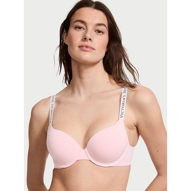 Victoria's Secret The T-Shirt Push-Up Perfect Shape Pink Bra (32DD)