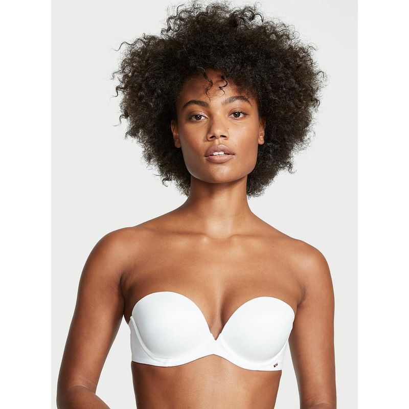 Victoria's Secret White Very Sexy Push-Up Strapless Bra (34D)