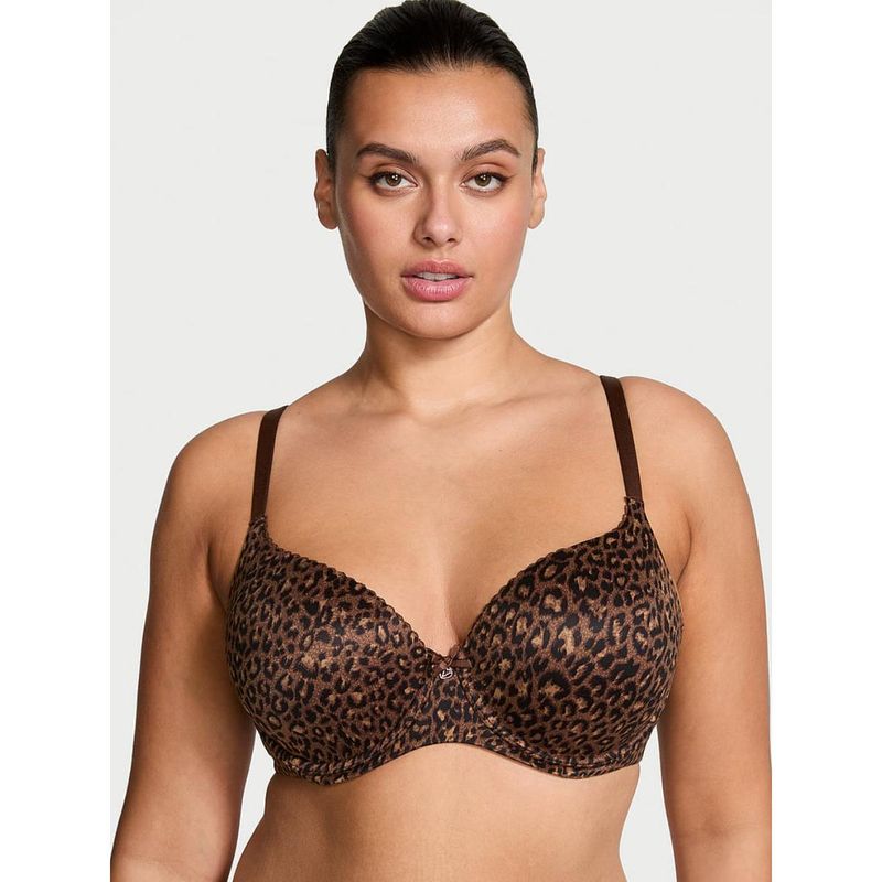 Victoria's Secret Brown Body by Victoria Lightly Lined Smooth Demi Bra (36DD)