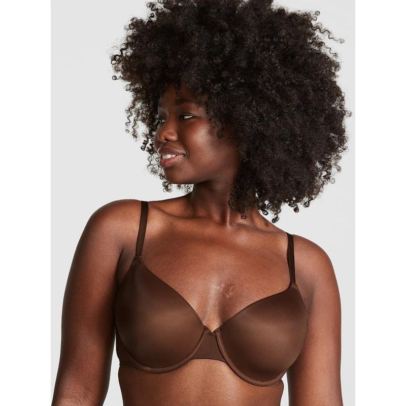 Victoria's Secret PINK Wear Everywhere Lightly Lined T-Shirt Brown Bra (32A)