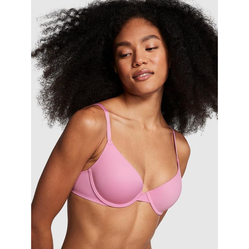 Victoria's Secret PINK Wear Everywhere Wear Everywhere Push-Up Pink Bra (36D)