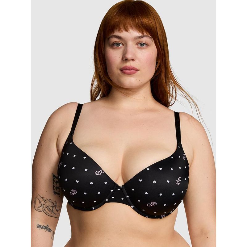 Victoria's Secret PINK Wear Everywhere Wear Everywhere Push-Up Black Bra (38B)