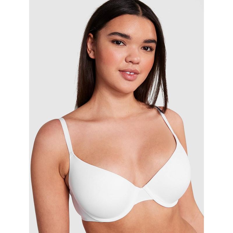 Victoria's Secret PINK Wear Everywhere Wear Everywhere Push-Up White Bra (34A)