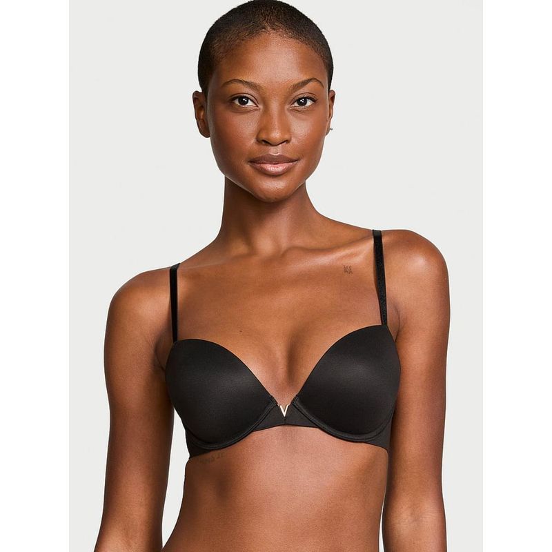 Victoria's Secret Black Dream Angels Smooth Push-Up Bra (36C)