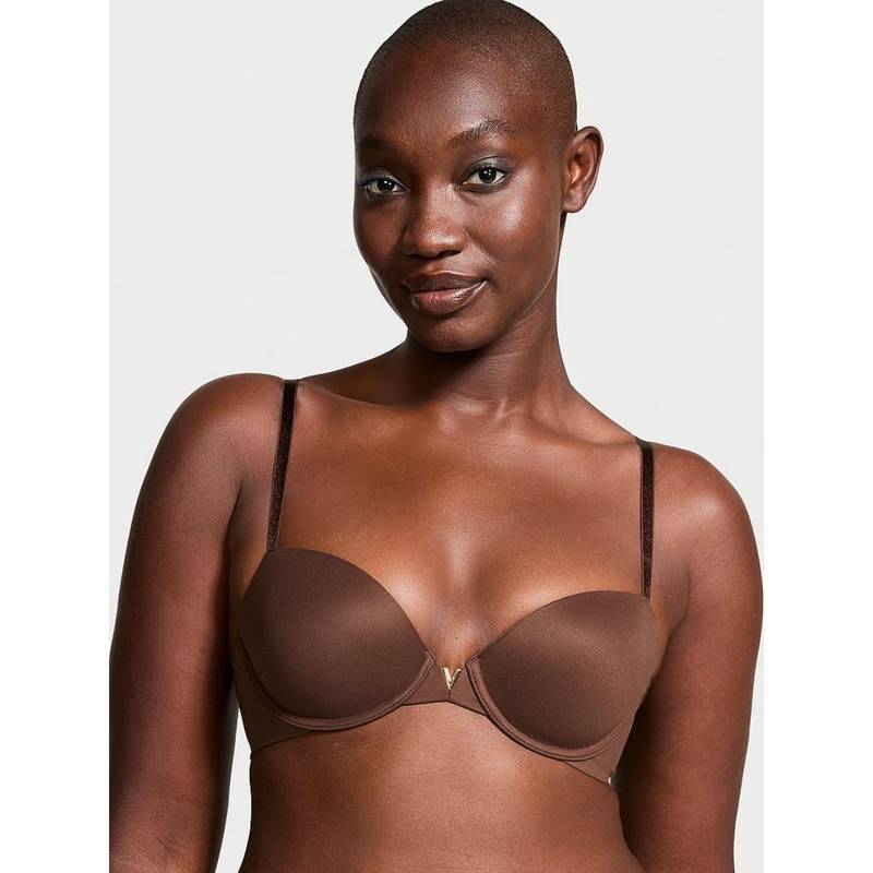 Victoria's Secret Brown Dream Angels Smooth Lightly Lined Demi Bra (36DD)