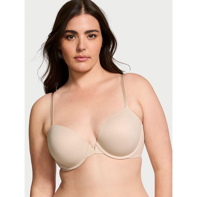 Victoria's Secret Beige Dream Angels Smooth Lightly Lined Demi Bra (32B)