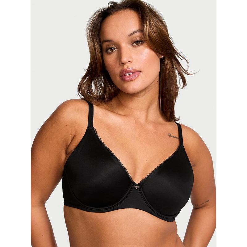Victoria's Secret Black Body by Victoria Invisible Lift Minimizer Smooth Bra (40DDD)