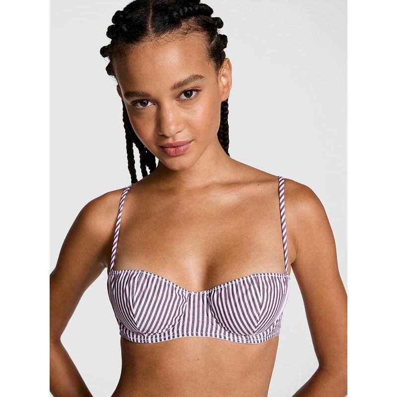 Victoria's Secret PINK Cotton Unlined Balconette Pink Bra (38DD)