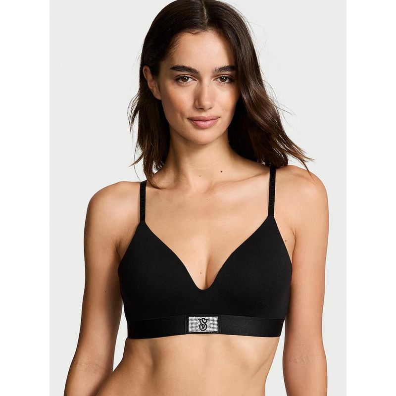 Victoria's Secret ラインストーン ブラジャー 黒 ラインストーン