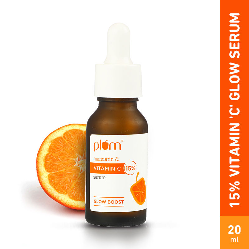 Buy Plum 15 Vitamin C Face Serum with Mandarin for Glowing Skin with