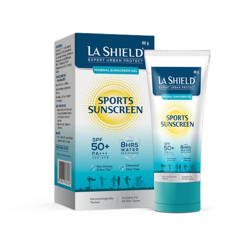 La Shield Sports Sunscreen Gel SPF 50 + PA+++