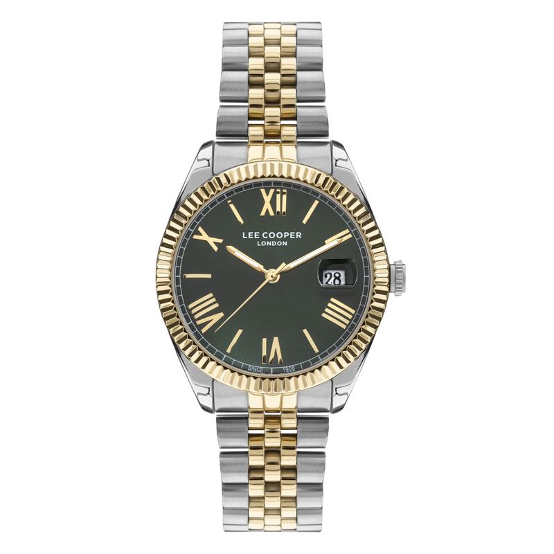 Buy Lee Cooper Analog Green Round Dial Men's Watch - LC07449.270