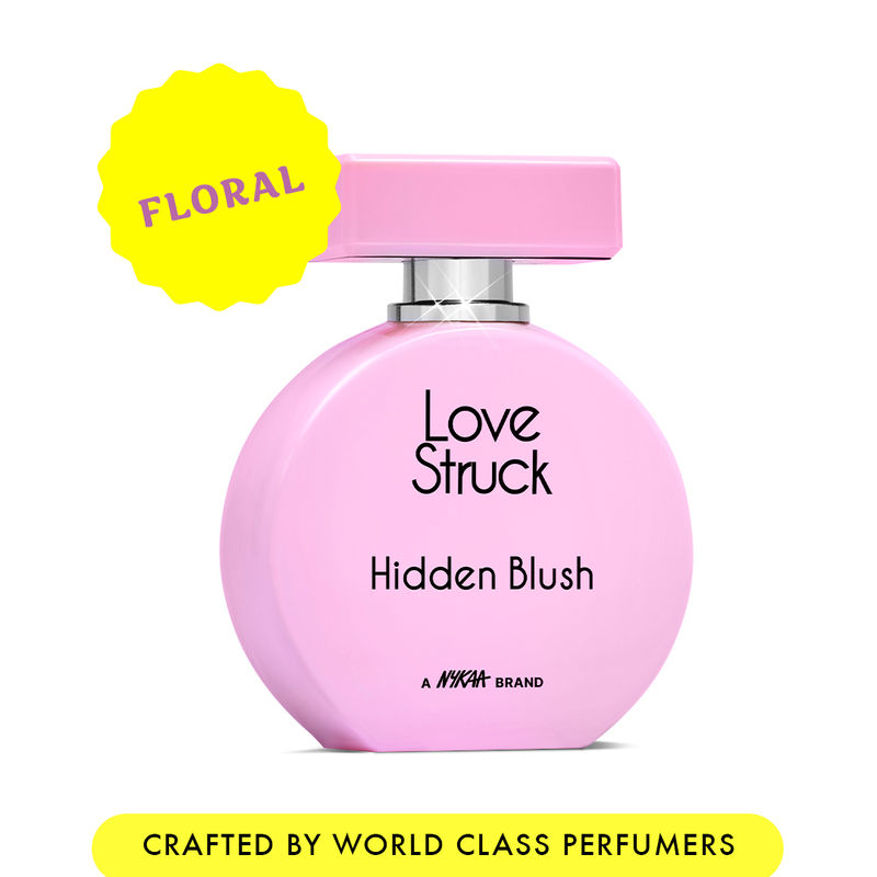 Nykaa Love Struck Hidden Blush Floral Perfume with Jasmine & Frangipani for Women