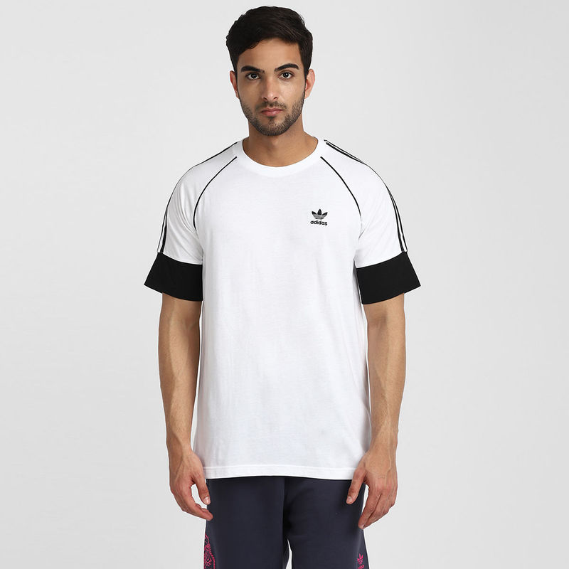 adidas Originals SST SS TEE White Casual T-shirt (XS)