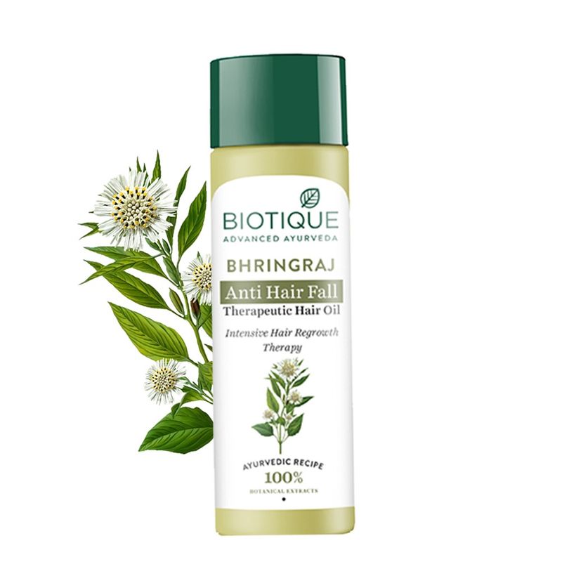 Biotique Bio Bhringraj Therapeutic Hair Oil For Anti Hairfall