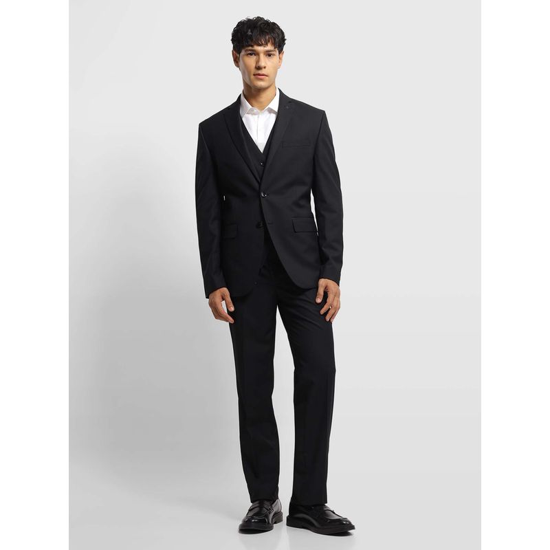 Arrow Mens Textured Blazer With Pant & Waistcoat (40)