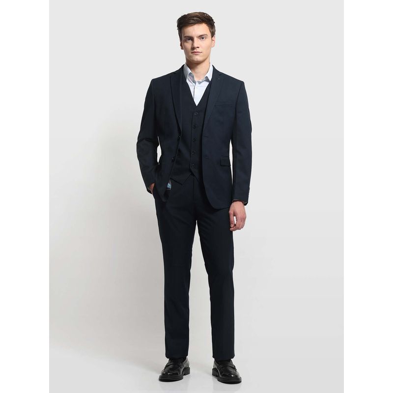 Arrow Mens Dobby Blazer With Pant & Waistcoat (38)