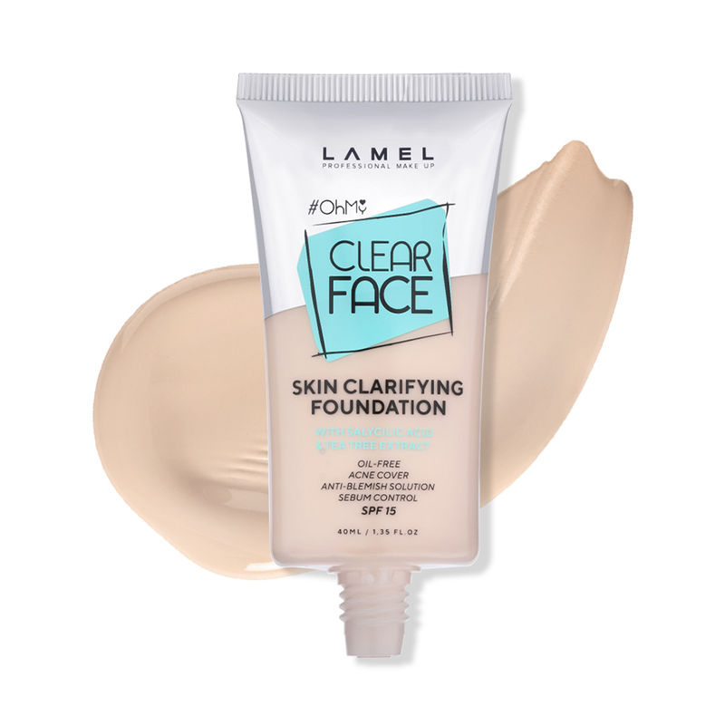 Lamel Oh My Clear Face Foundation SPF15 - 402 Deep Beige