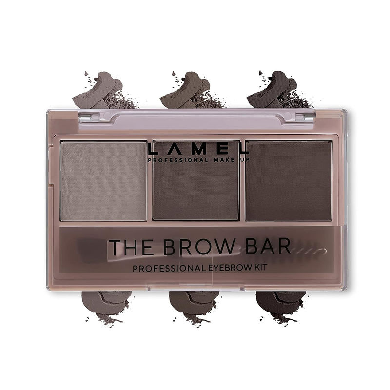 LAMEL Brow Bar Professional Eyebrow Palette - 402 Dark Brown