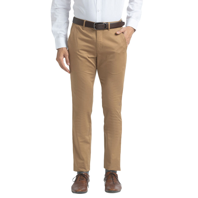Park Avenue Medium Khaki Trouser (34) (34)