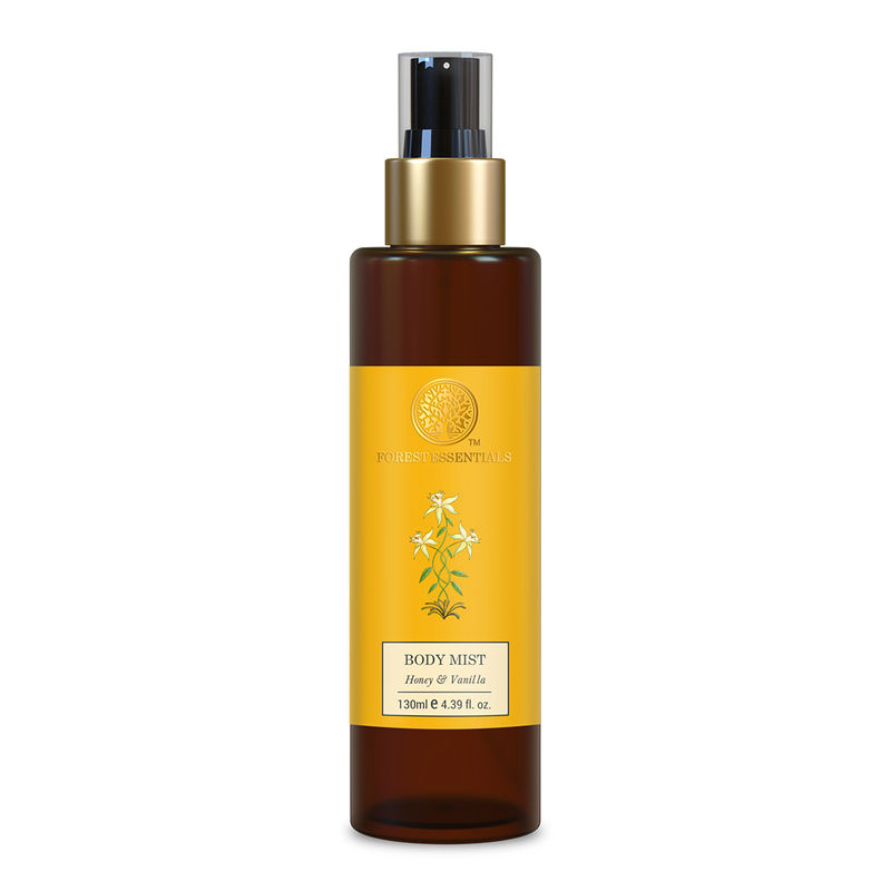 Forest Essentials Body Mist Honey Vanilla - Long Lasting & Intense, Vanilla Body Mist