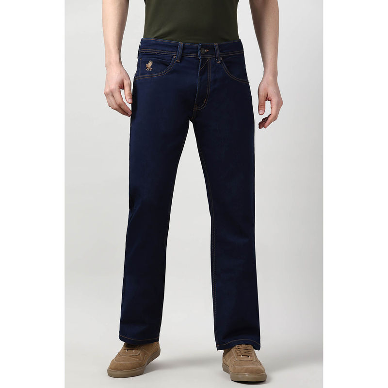 Peter England Men Navy Blue Jeans (34)