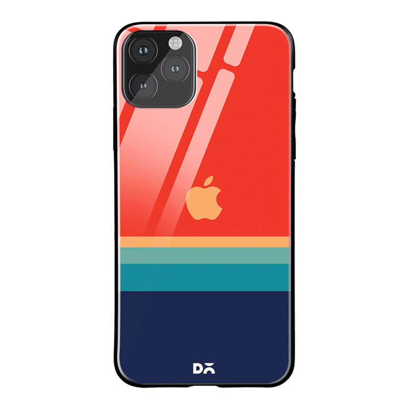 DailyObjects Blue & Red Glass Case Cover For iPhone 11 Pro Max Buy