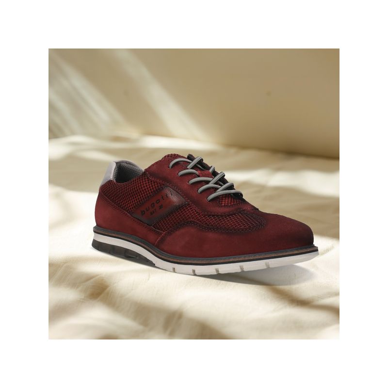Bugatti Simone Comfort Dark Red Men Casual Shoes (EURO 44)