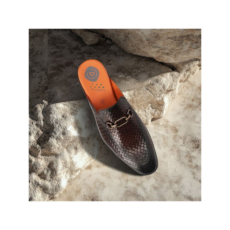 Bugatti Rico Men Slip On Casual Brown Mules (EURO 40)
