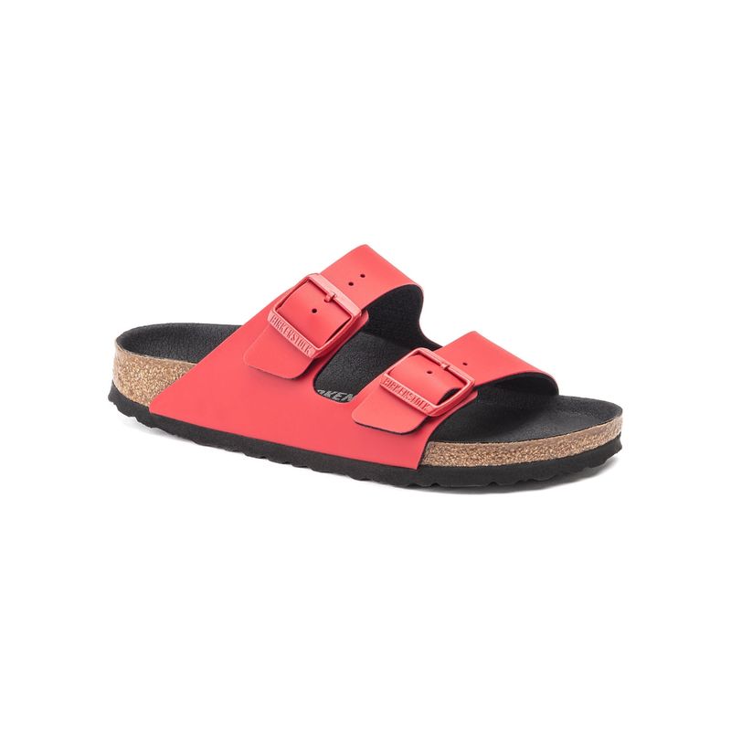Buy Birkenstock Arizona Red Regular Slide Sandals for Unisex Online