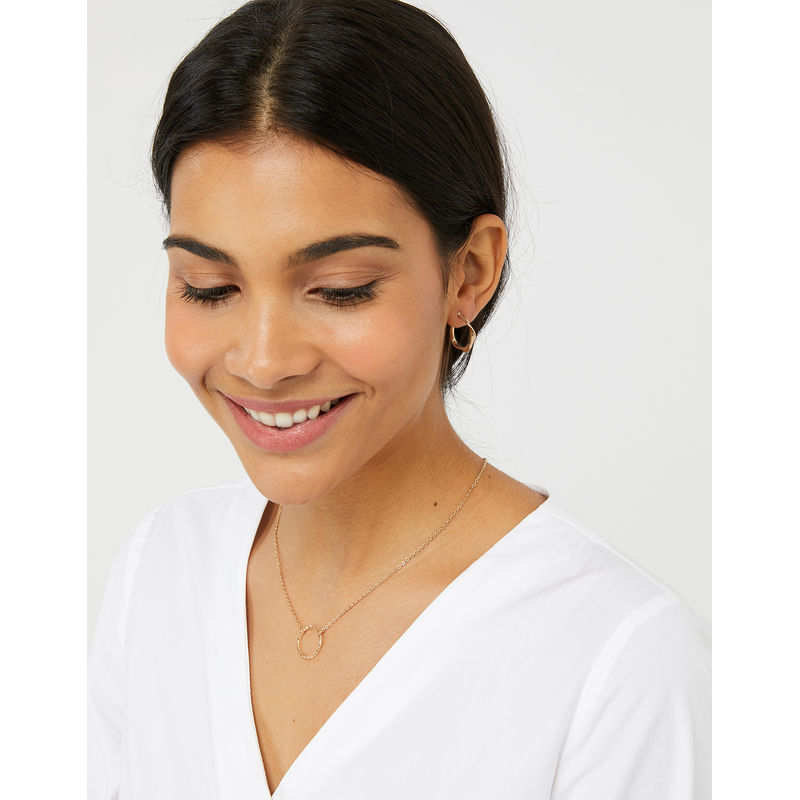 Buy Accessorize London Twisted Circle Pendant Online