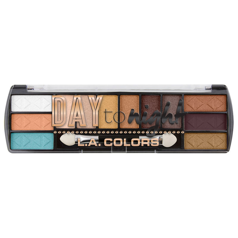 L.A. Colors Day To Night 12 Color Eyeshadow - Sunset
