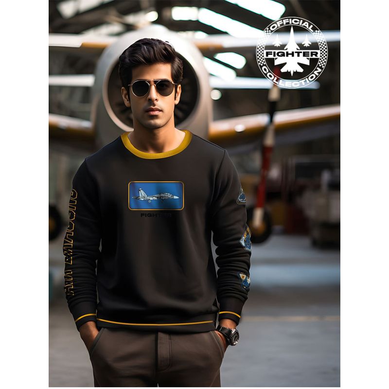 A47 Black Sky Dominator Fighter Sweatshirt (L)