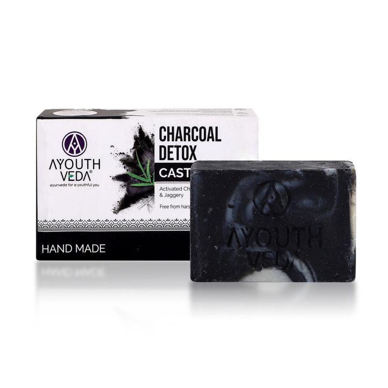 Buy Charcoal Detox Handmade Castile Soap with Jaggery & Nourishing