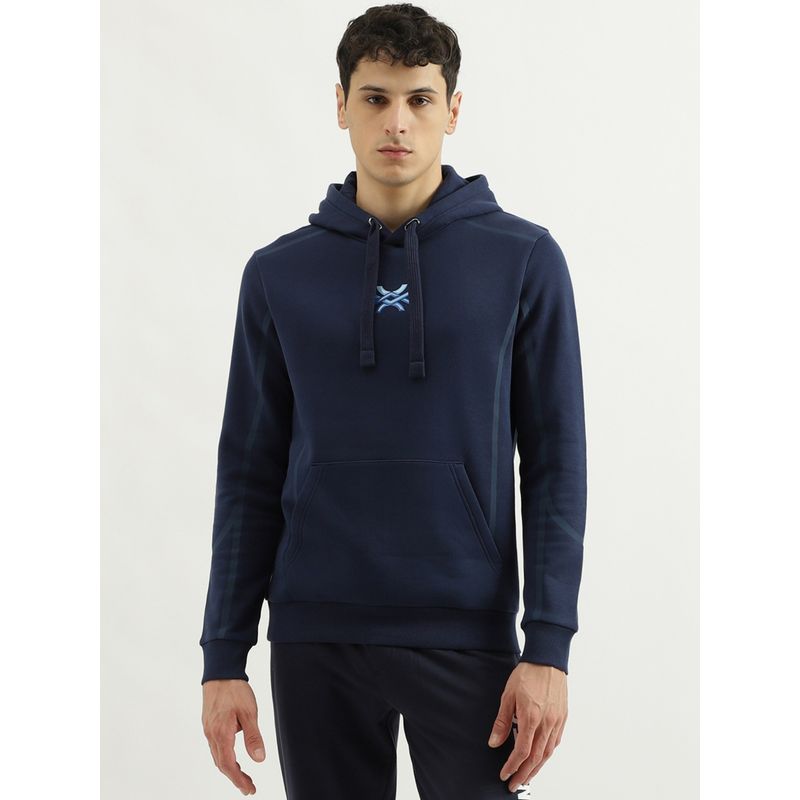 United Colors of Benetton Regular Fit Hooded Neck Printed Hoodie (XL)