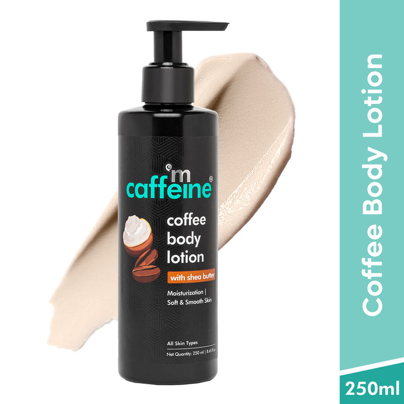MCaffeine Coffee Body Lotion With Vitamin C & Shea Butter - Moisturizer For Normal To Oily Skin