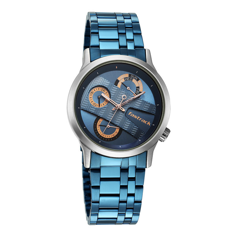 Fastrack dual time analog watch shop