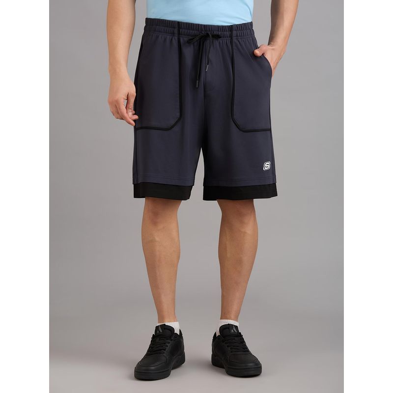 SKECHERS Men Patch Pocket Grey Shorts (2XL)