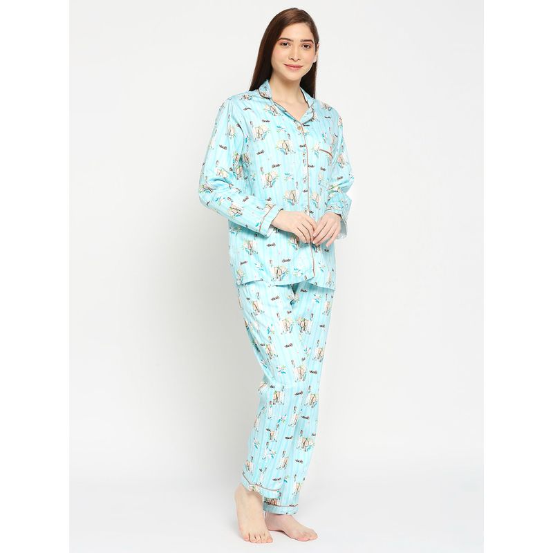 Buy Pyjama Party Bubbly Button Down Pj Set Pure Cotton Pj Set With