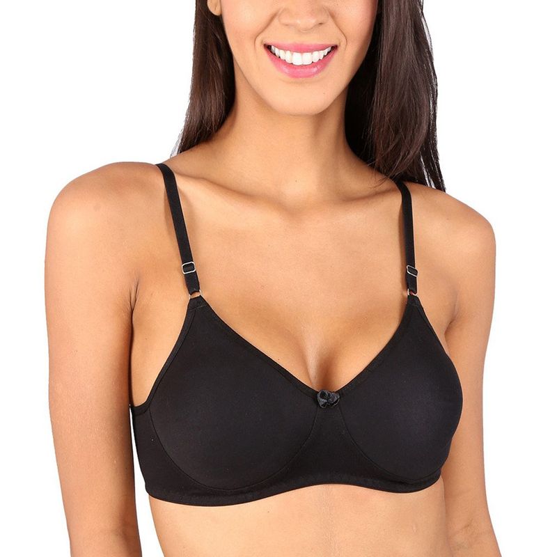 Bralux Bela T-Shirt Bra Black (40B)