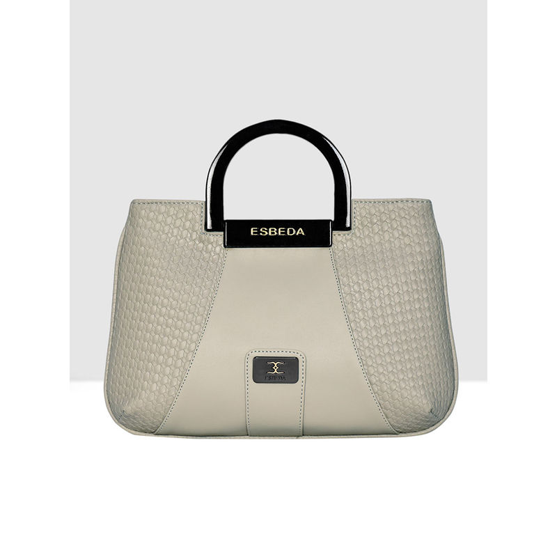 Buy ESBEDA Grey Textured Handbag Online