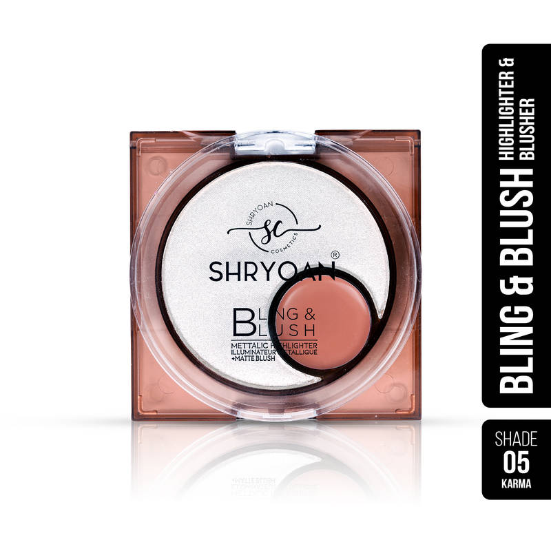 Shryoan Bling & Blush 2-In-1 Highlighter + Blush Duo - Karma