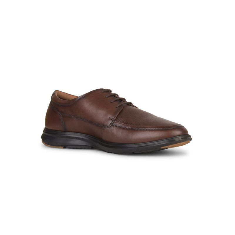 Hush Puppies Men Lace-Up Formal Brown Derbies (UK 8)