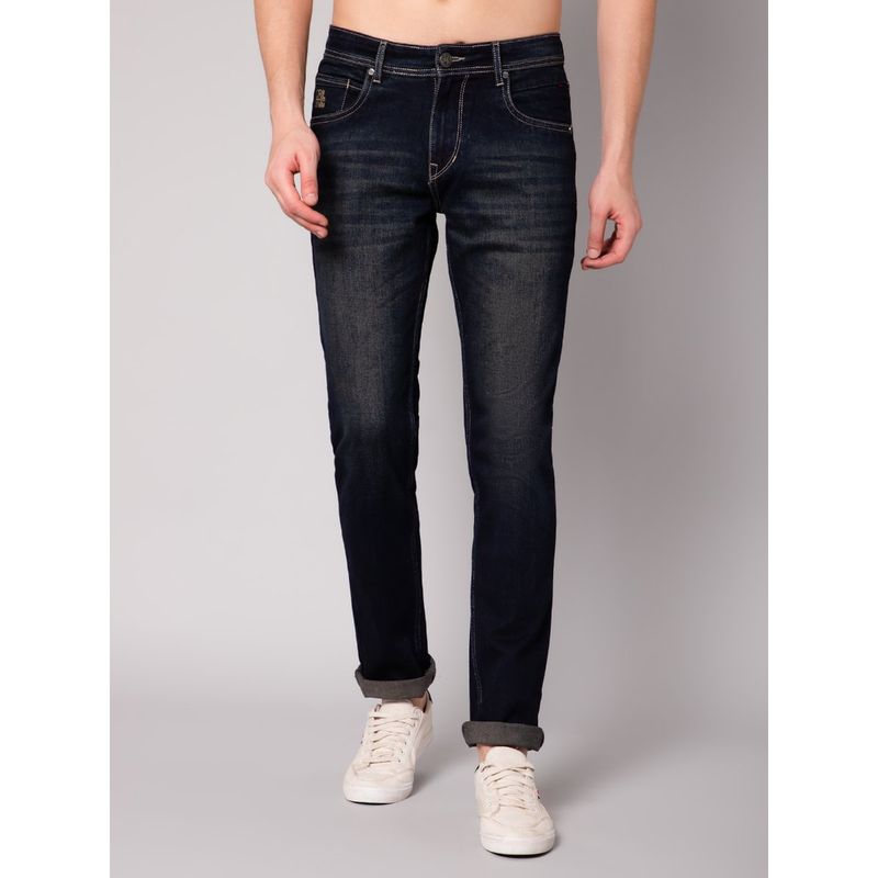 Cantabil Men Dirty Green Jeans (34)